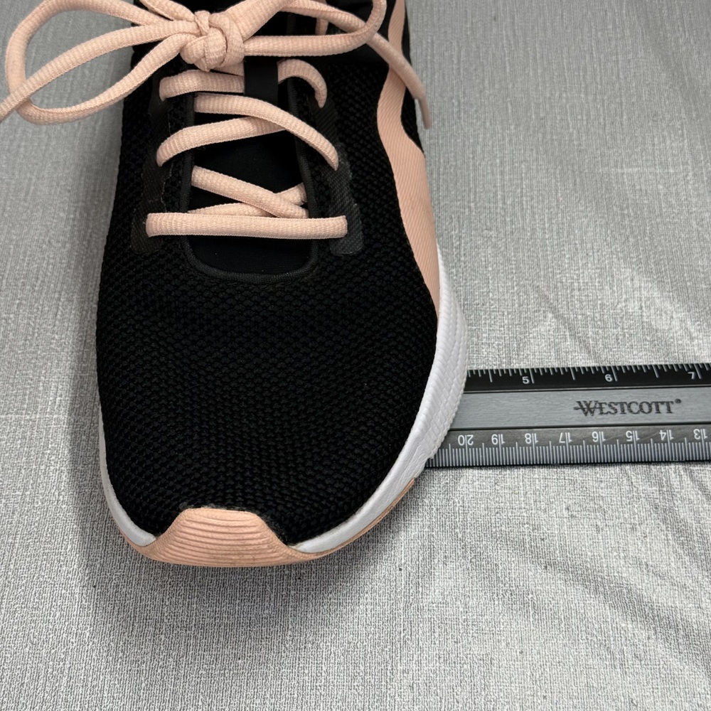 Puma Flyer Womens Sneakers Size 10 Black Peach Running Shoes - Picture 7 of 9